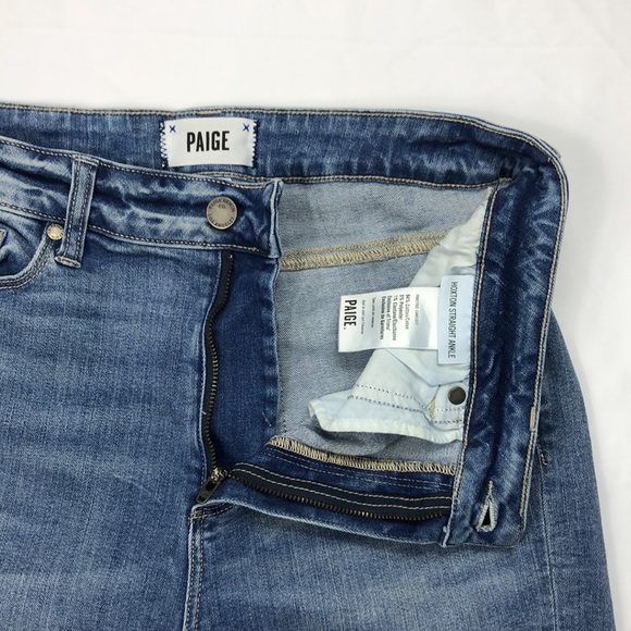 Paige Hoxton Olympic Chains Raw Hem Jeans - Picture 12 of 16